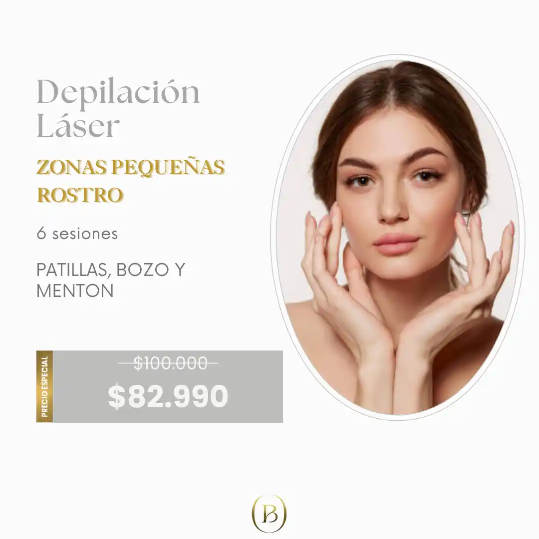 Depilacion Laser ZONAS PEQUEÑAS ROSTRO